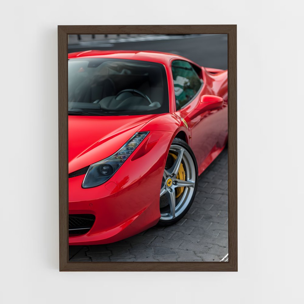 Poster Ferrari sur Route (vue 5)